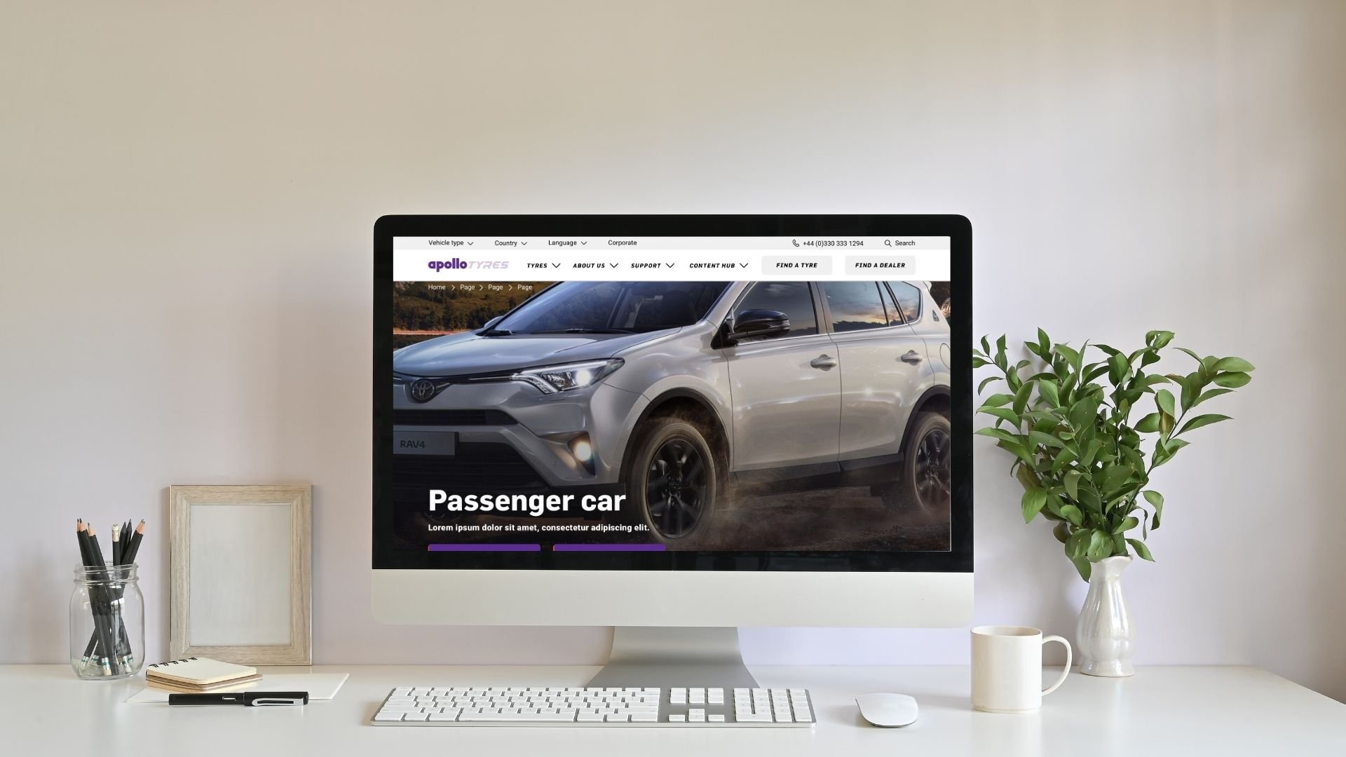 Apollo Tyre - Mockup 1